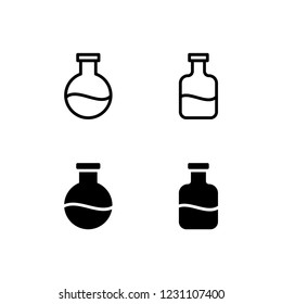 Potion Icon Logo Vector Symbol. Elixir Icon