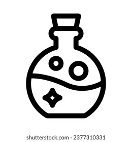 Potion icon on White Background. Halloween line icons collection. Vector illustration.