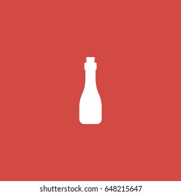 potion icon. sign design. red background