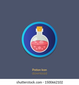 Potion Icon. Potion Sign Symbol. Illustration Of Potion. Vector Icon