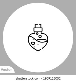 Potion icon sign vector,Symbol, logo illustration for web and mobile