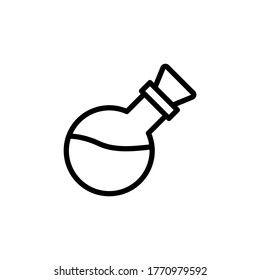 Potion icon. Simple line, outline vector elements of video game icons for ui and ux, website or mobile application