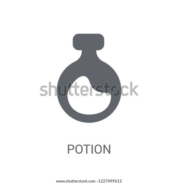 Potion Icon Trendy Potion Logo Concept Stock Vector Royalty Free