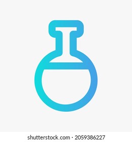 Potion icon vector illustration in gradient style about medical, use for website mobile app presentation