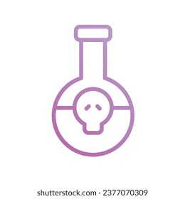 Potion icon with white background vector stock illustration