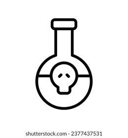 Potion icon with white background vector stock illustration