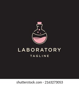 Potion Labs Logo Icon Design Template Flat Vector