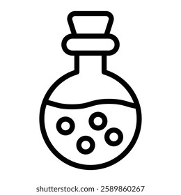 Potion Line Icon Design For Personal And Commercial Use