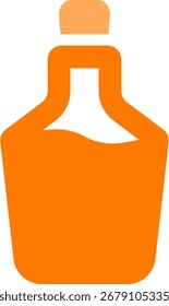 Diseño de icono de estilo de línea de poción