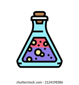 potion liquid color icon vector. potion liquid sign. isolated symbol illustration