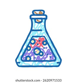 potion liquid doodle icon sketch vector. potion liquid sign. isolated symbol illustration