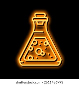 potion liquid neon light sign vector. potion liquid illustration