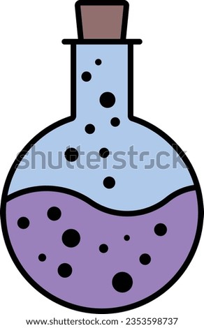 potion poison flask hp liquid medicine Outline
