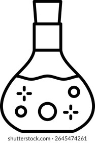 Potion vector icon. Can be used for printing, mobile and web applications.