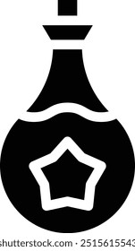 Ilustración de diseño de icono de Vector de poción