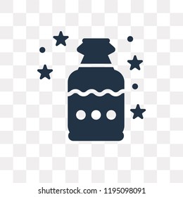 Potion vector icon isolated on transparent background, Potion transparency concept can be used web and mobile
