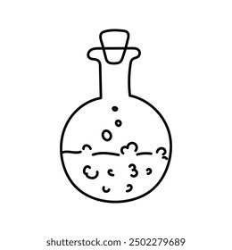 Potion. Vector illustration in doodle style