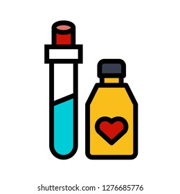 Potion vector, Magic related filled design editable stroke icon