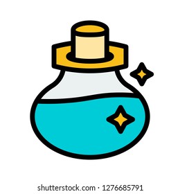 Potion vector, Magic related filled design editable stroke icon
