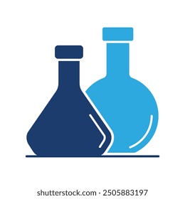 Potions laboratory icon solid vector design in trendy style