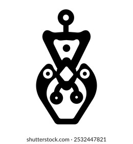Potiza icon designed in solid style 