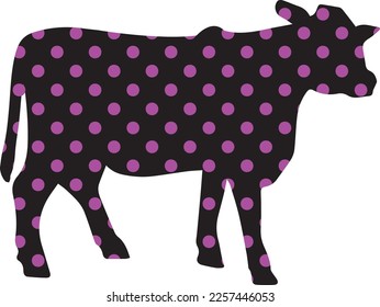 Potka dot Cow,Farm Animals, Cow, Farmhouse SVG, Farmhouse Sign, Farmhouse Decor, Farm Life, Cut File Cricut svg