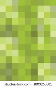 un arte digital de píxeles de mosaico vertical con color verde