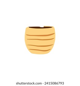 pots with colors with lines vector