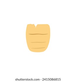 pots with colors with lines vector