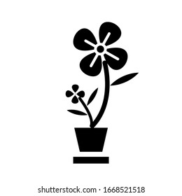 Design-Vorlage für die Vektorillustration von Pocken und Blumen