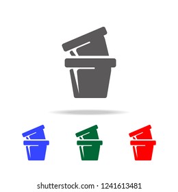 pots for plants icon. Elements of garden in multi colored icons. Premium quality graphic design icon. Simple icon for websites, web design, mobile app, info graphics