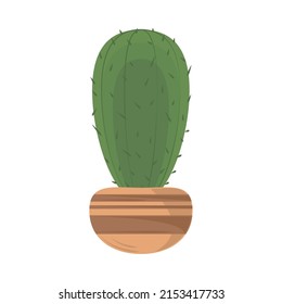 icono de cactus aislado plano