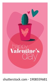 cactus machacados para el día de San Valentín 