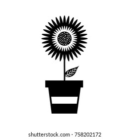 potted dahlia flower floral ornament garden image