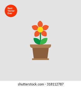 Potted flower icon