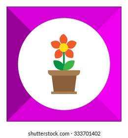 Potted flower icon