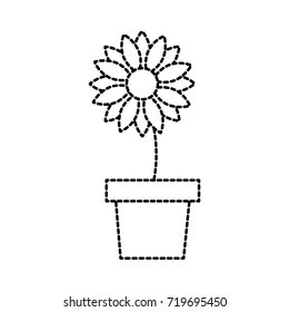 potted flower nature decoration ornament