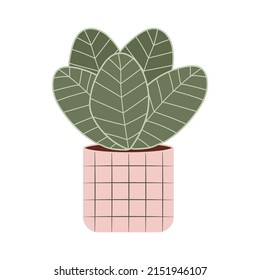 Plano de diseño vectorial plano Ilustración, hogar y decoración interior de oficina.