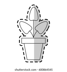 potted plant icon image 