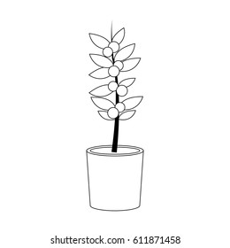 potted plant icon image 