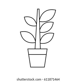potted plant icon image 