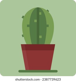 The potted plant icon package has been created simply and is suitable for use by anyone