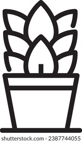 El paquete de iconos de la planta maceta se ha creado de forma sencilla y es apto para cualquier persona