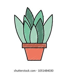 potted plant leaves interior decoration