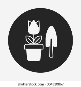 Potted plants icon