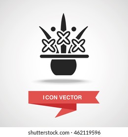Potted plants icon