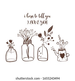 Potted Plants for your design template, icon, gift card