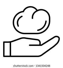 Potter clay icon. Outline potter clay vector icon for web design isolated on white background