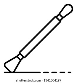 Potter tool icon. Outline potter tool vector icon for web design isolated on white background