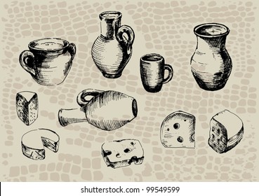 Pottery Drawing Design Images, Stock Photos & Vectors | Shutterstock